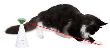 Rotierender Laser für Katzen 10x10x21cm