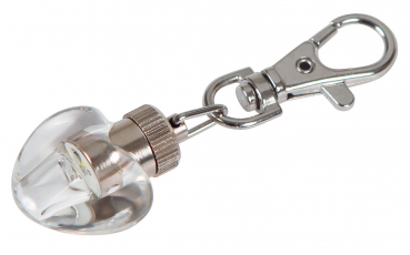 Maxi Safe Herz-Leuchtanhänger LED, klar, 3 x 2,5 cm