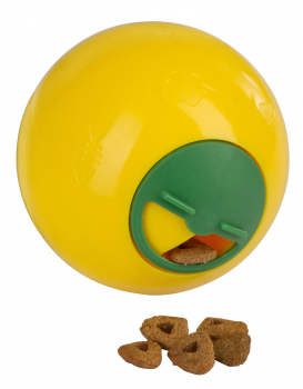 Snackball für Katzen ø 7,5 cm gelb