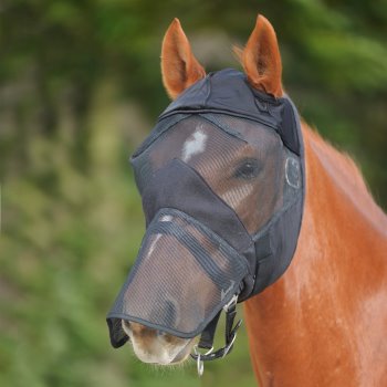 WALDHAUSEN PREMIUM FLY MASK WITHOUT EAR AND WITH NOSE PROTECTION