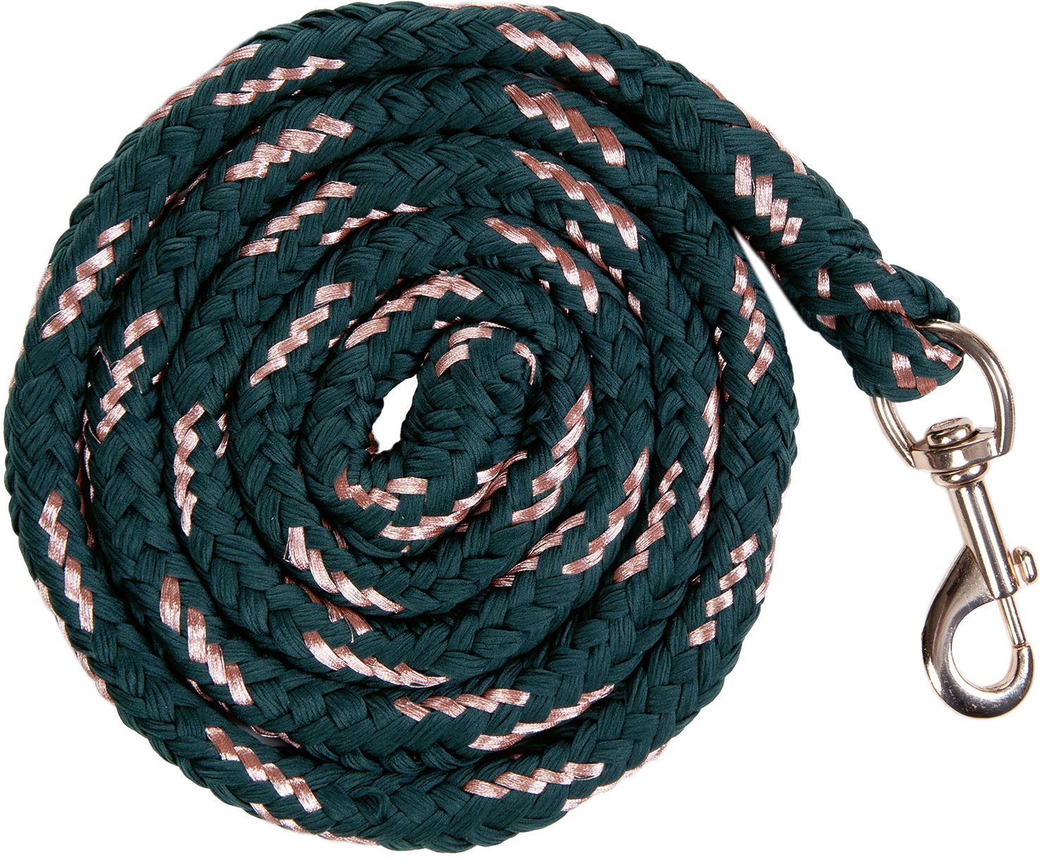 HKM Lead rope -Rosegold- with snap hook - albenisa