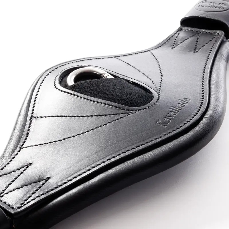 Shortgirth oiled leather JULIUS with elastic