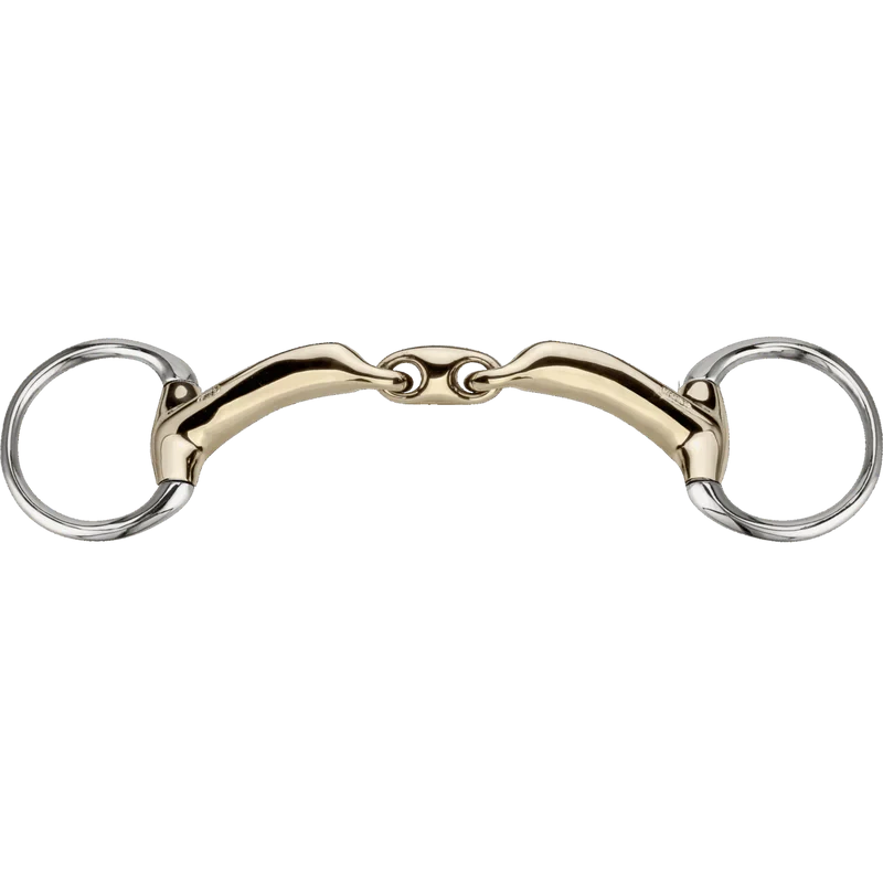 novocontact Olivenkopf-Unterlegtrense 14 mm doppelt gebrochen