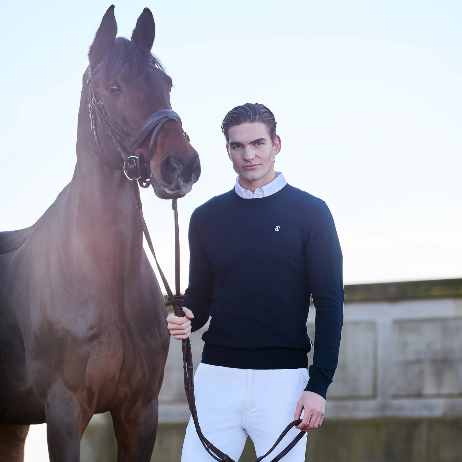 Mens O-neck Pullover Classic