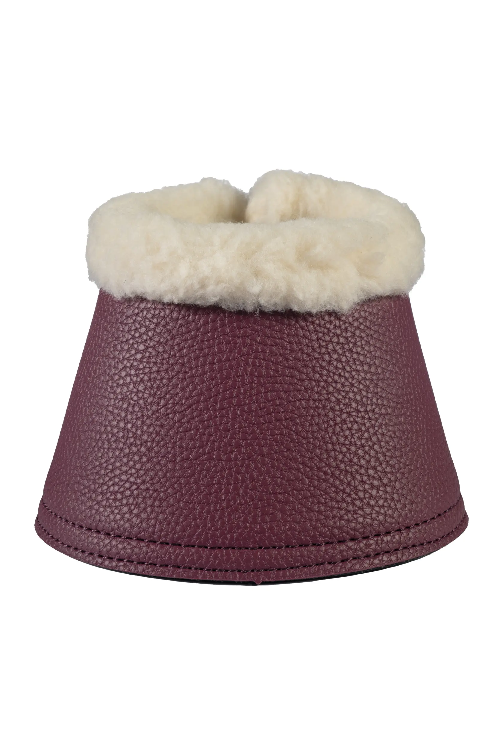 HKM Sports Hufglocken COMFORT PREMIUM FUR II, L, bordeaux
