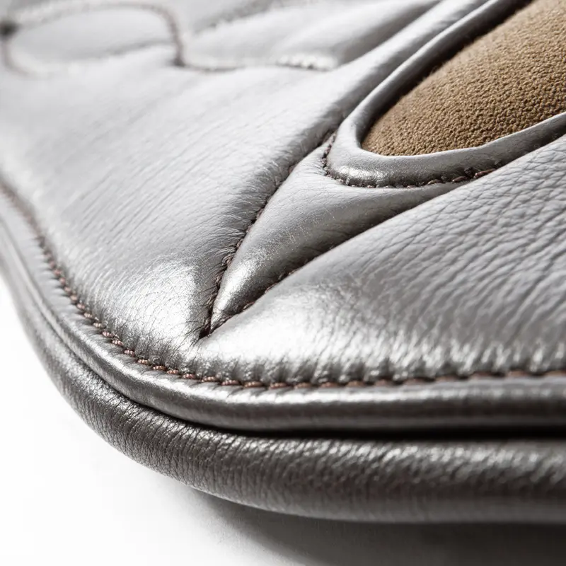 Ledersattelgurt SOFT COMFORT mit Elast