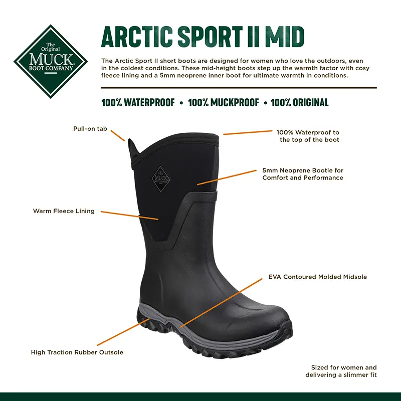 Women's Short Boots ARCTIC SPORT II MID