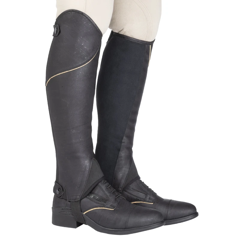 half chaps cork fabric "Cortica" - bottom start zi