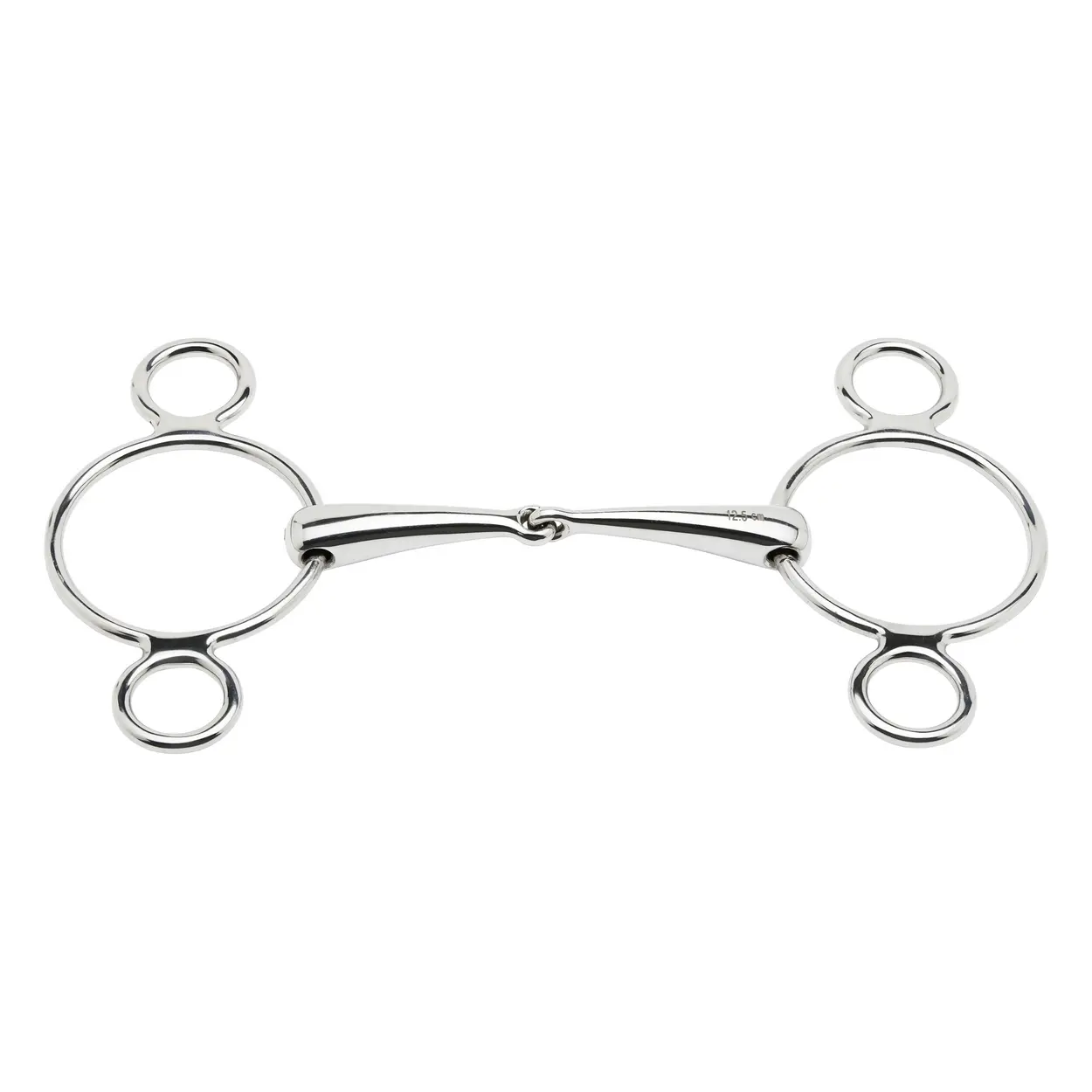 BUSSE 3-Ring-Snaffle Bit EDELSTAHL, 16 mm