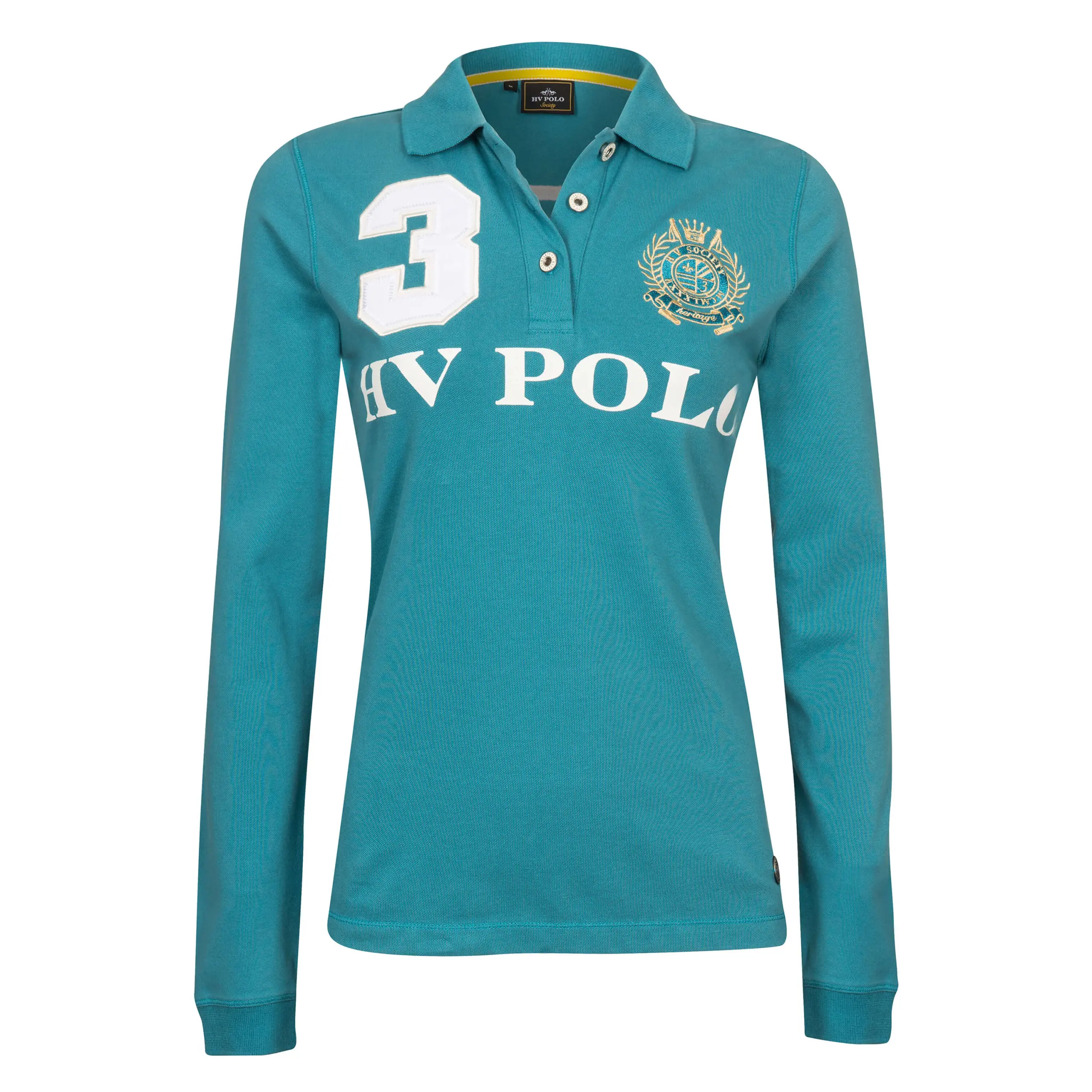 Damen Polo Shirt HVPFavouritas EQ lange Ärmel