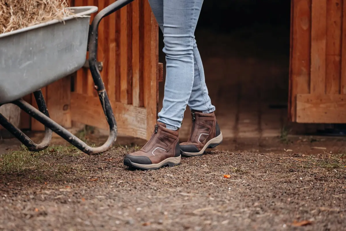 Reitschuhe FIELD FZ GripFTX mit Reißverschluß