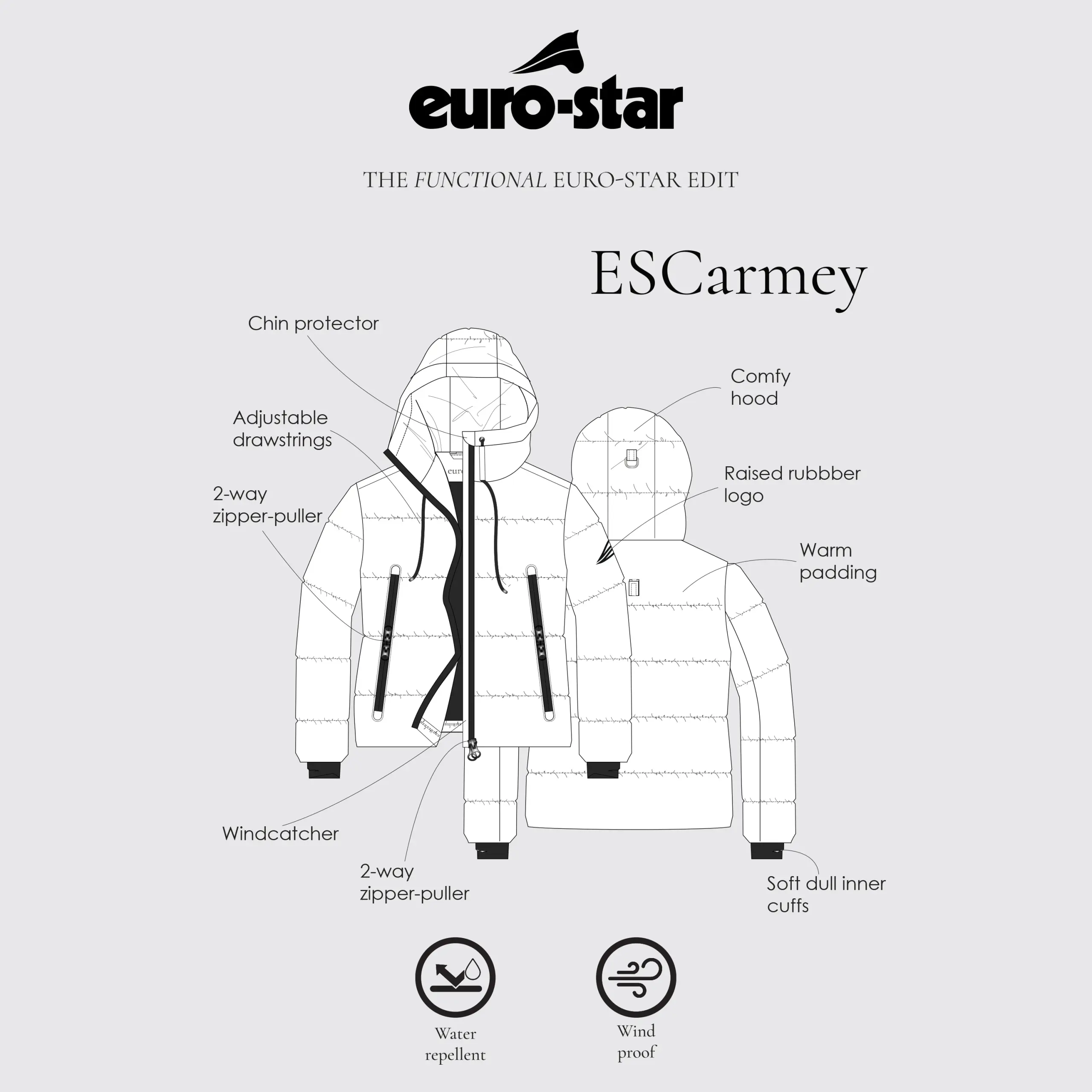 Damen Jacke ESCarmey Winter 2025