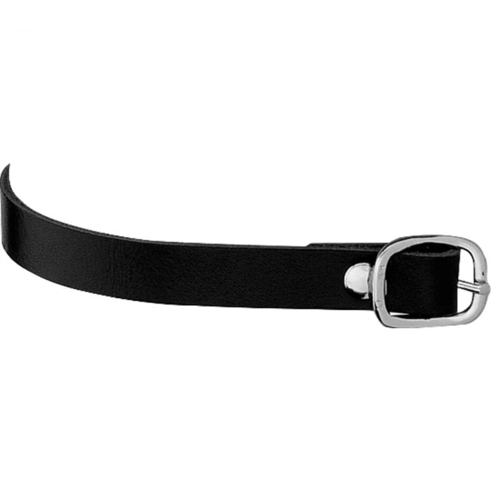 spur straps 45 cm, leather, buckle silver