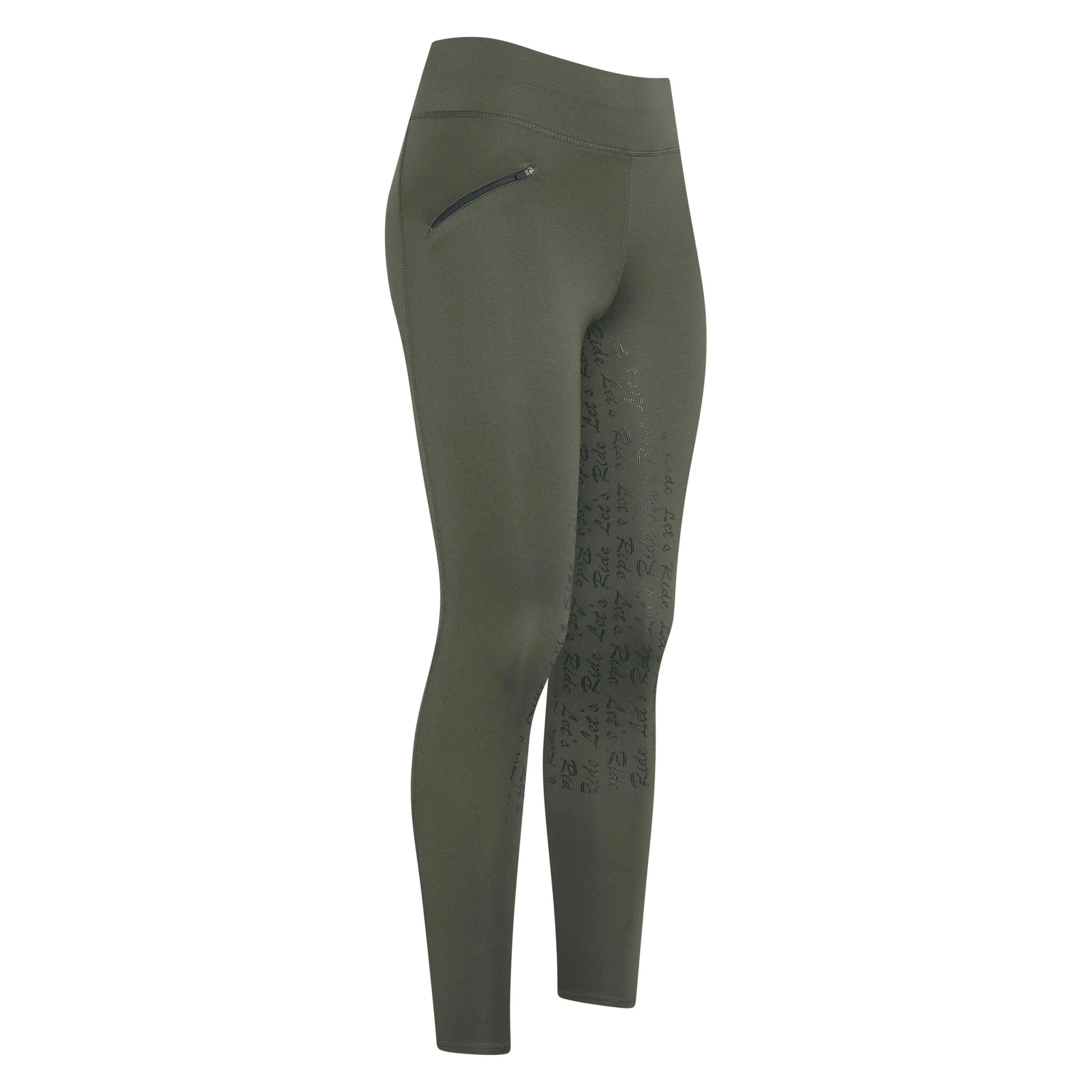 Kinder Reitleggings DIETSE Winter FullGrip
