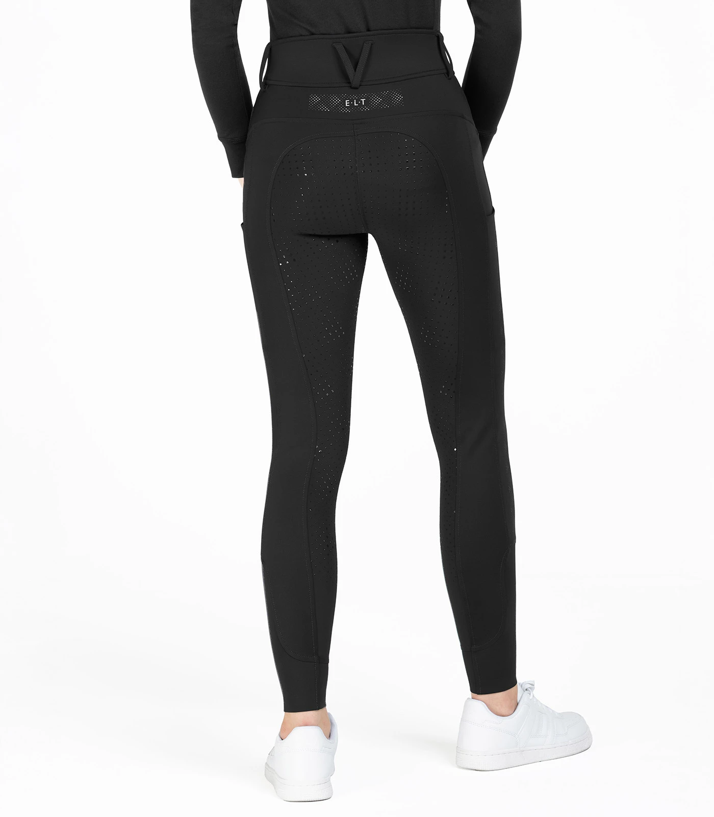 Reflektierende Damen Vollbesatz-Reithose