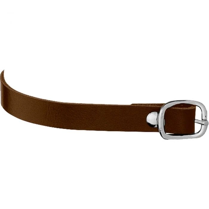 spur straps 45 cm, leather, buckle silver