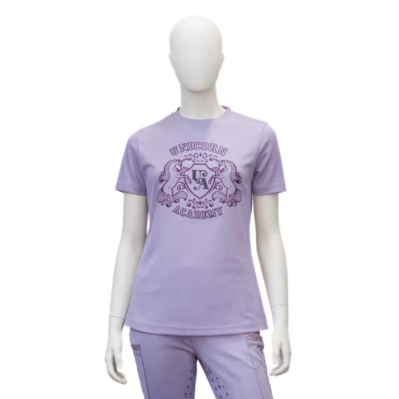 T-Shirt "Unicorn Academy" Glitzer