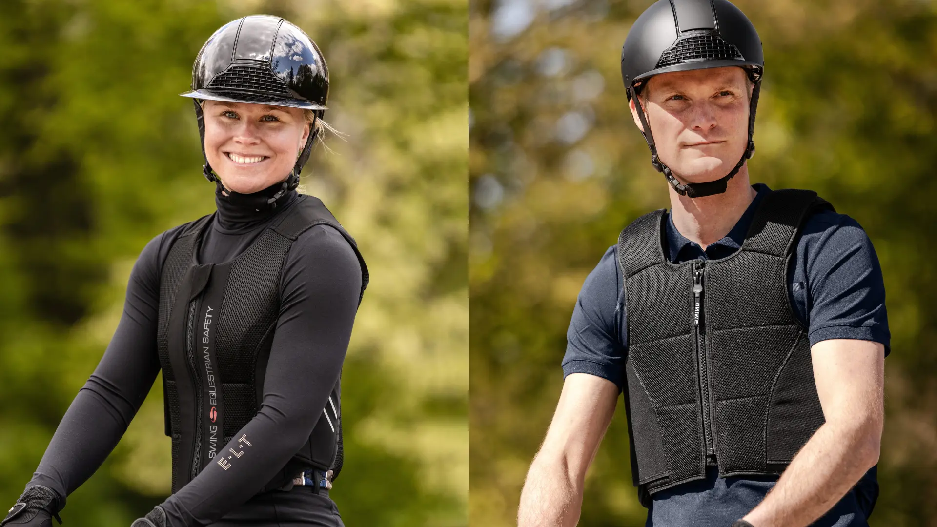 Klassischer Rückenprotektor vs. Sicherheitsweste beim Reiten im Vergleich