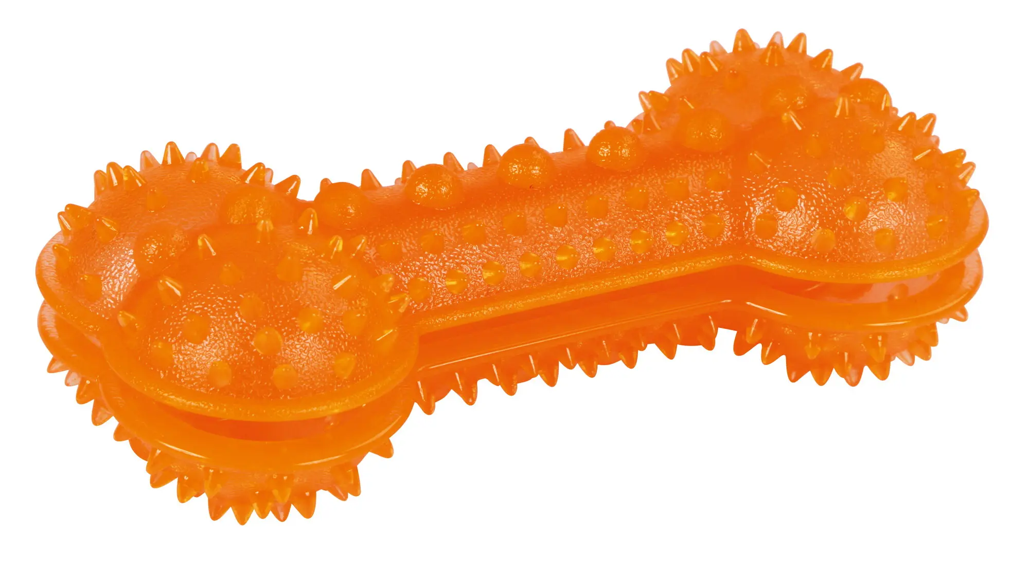 Bone ToyFastic can be filled with snacks, orange13x6x4,5cm