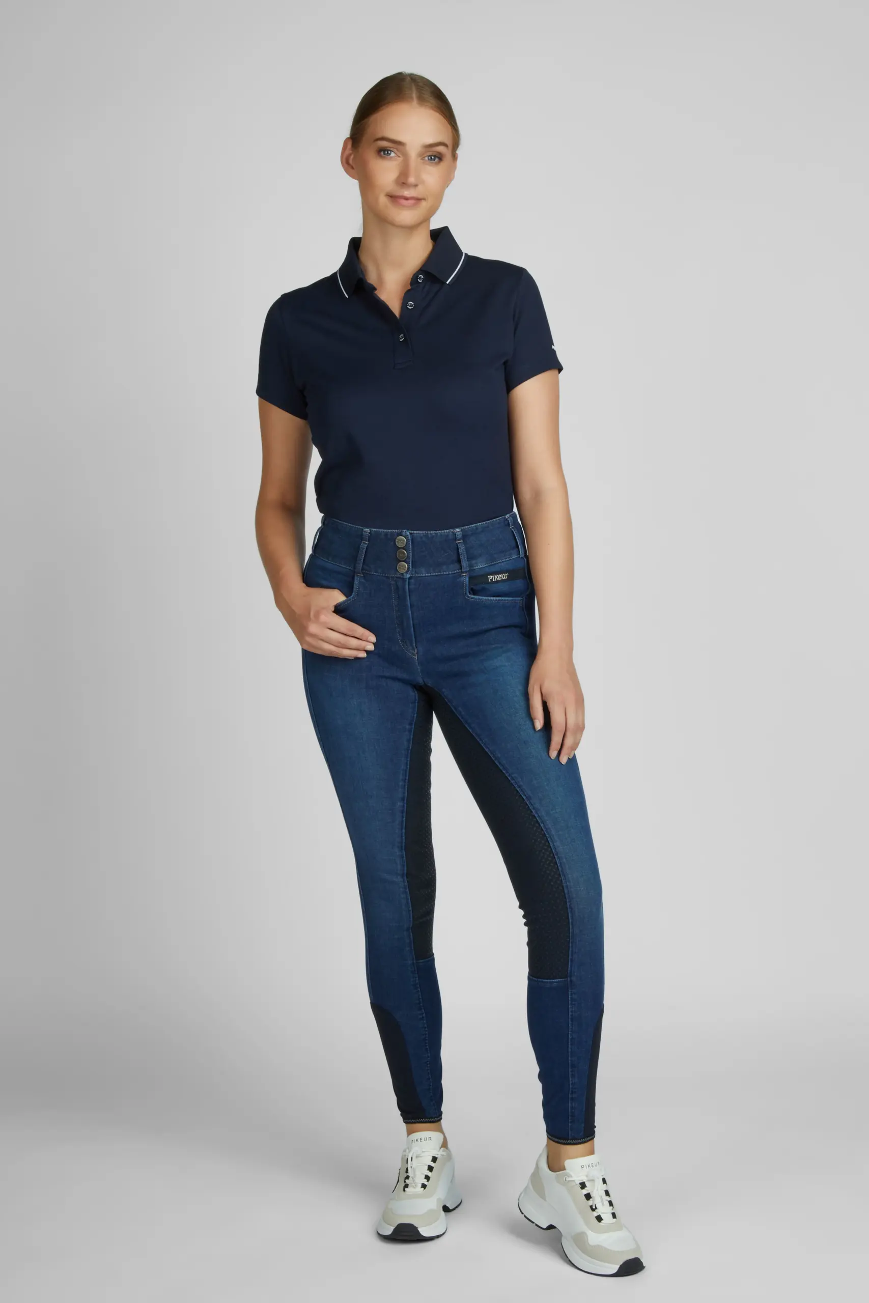Damen Vollbesatz Reithose CANDELA JEANS GRIP