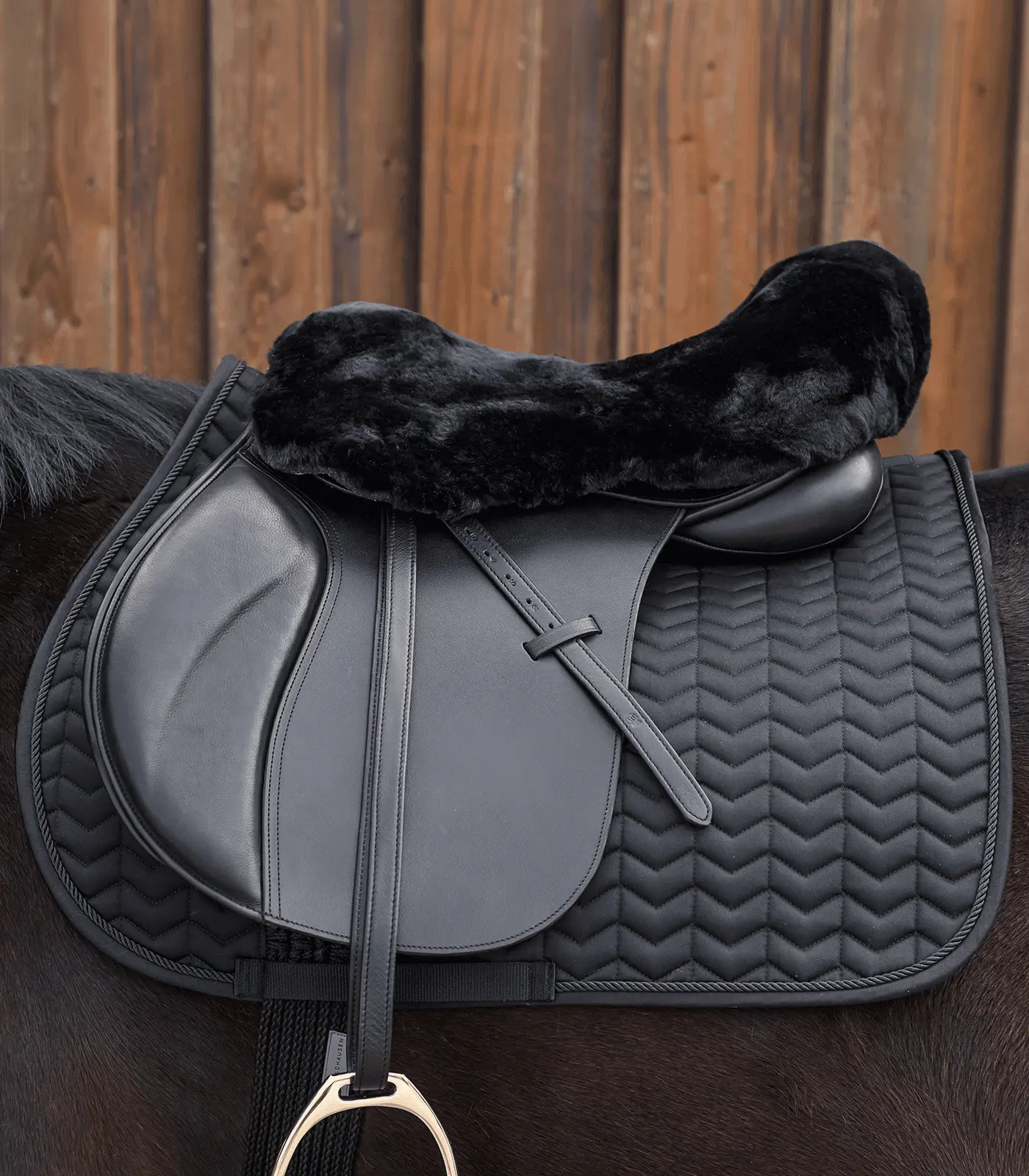 Real Lambskin Seat Cover for saddle