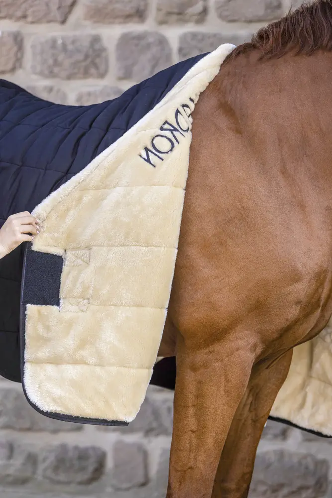 stable rug COTTON FAUXFUR CORE
