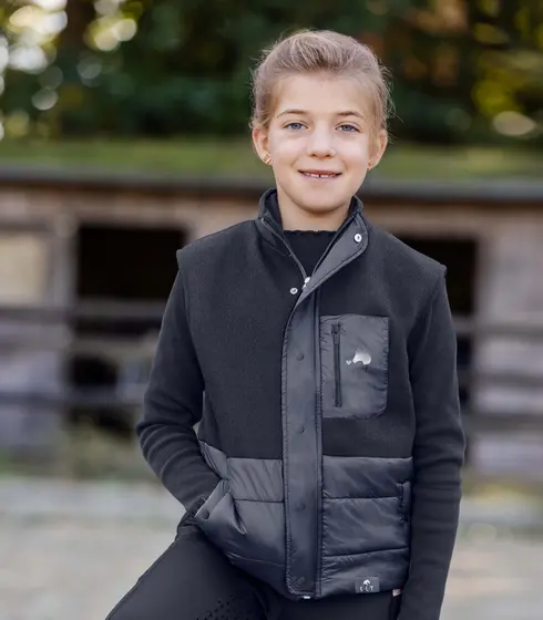 LUCKY MILU quilted gilet, kids