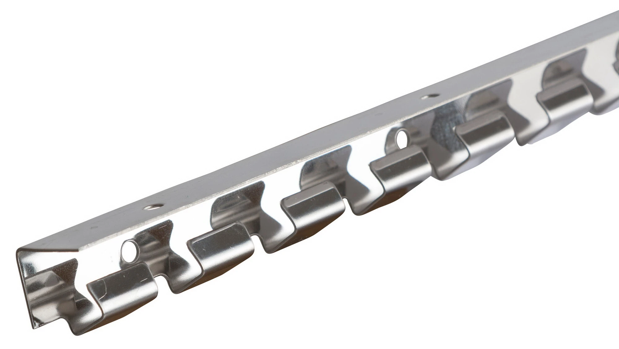 Hook strip 100cm, stainless steel, for PVC strip curtain