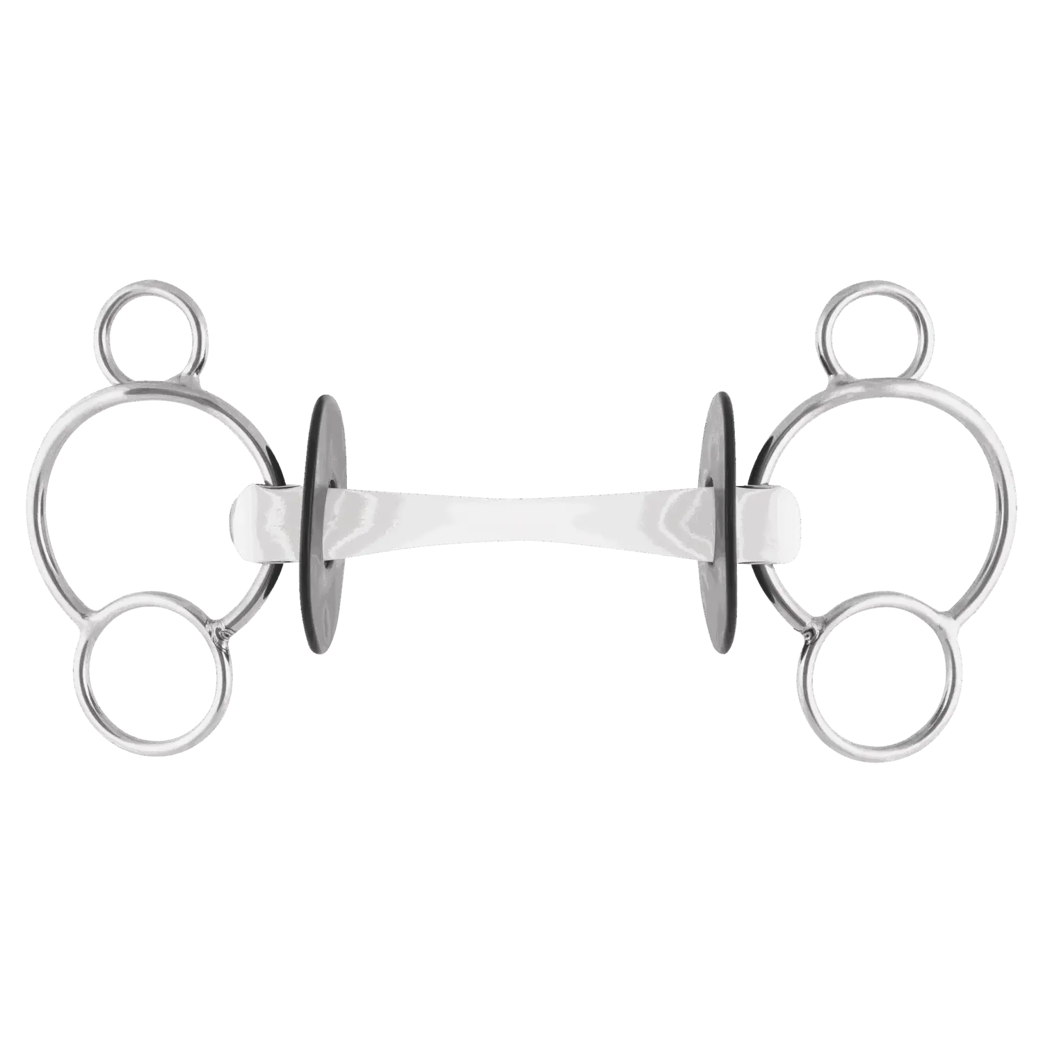 NATHE 3-Ring Gebiss 20 mm mit biegsamer Stange