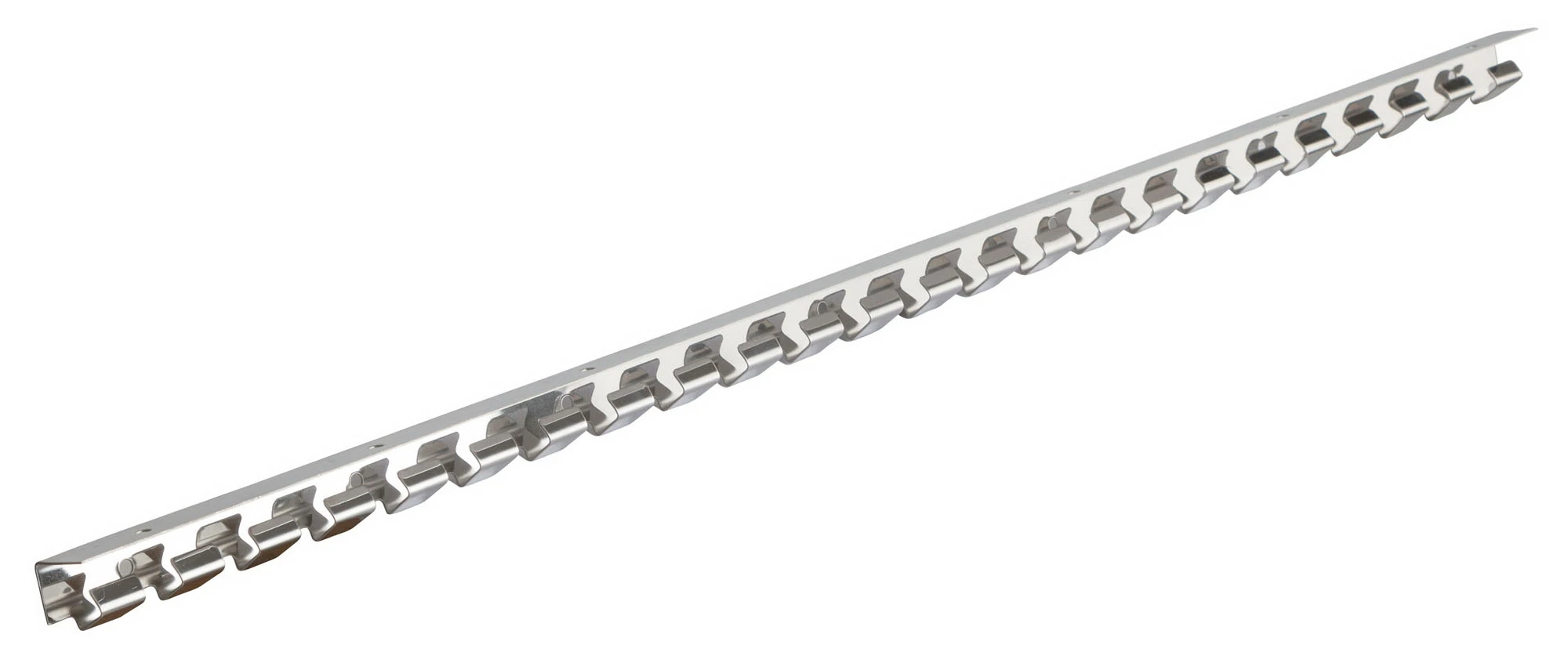 Hook strip 100cm, stainless steel, for PVC strip curtain