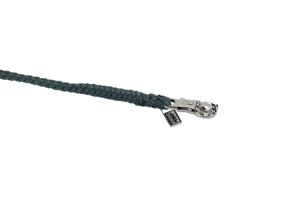 Eskadron BASIC Anbindestrick REGULAR, Panikhaken, racinggreen