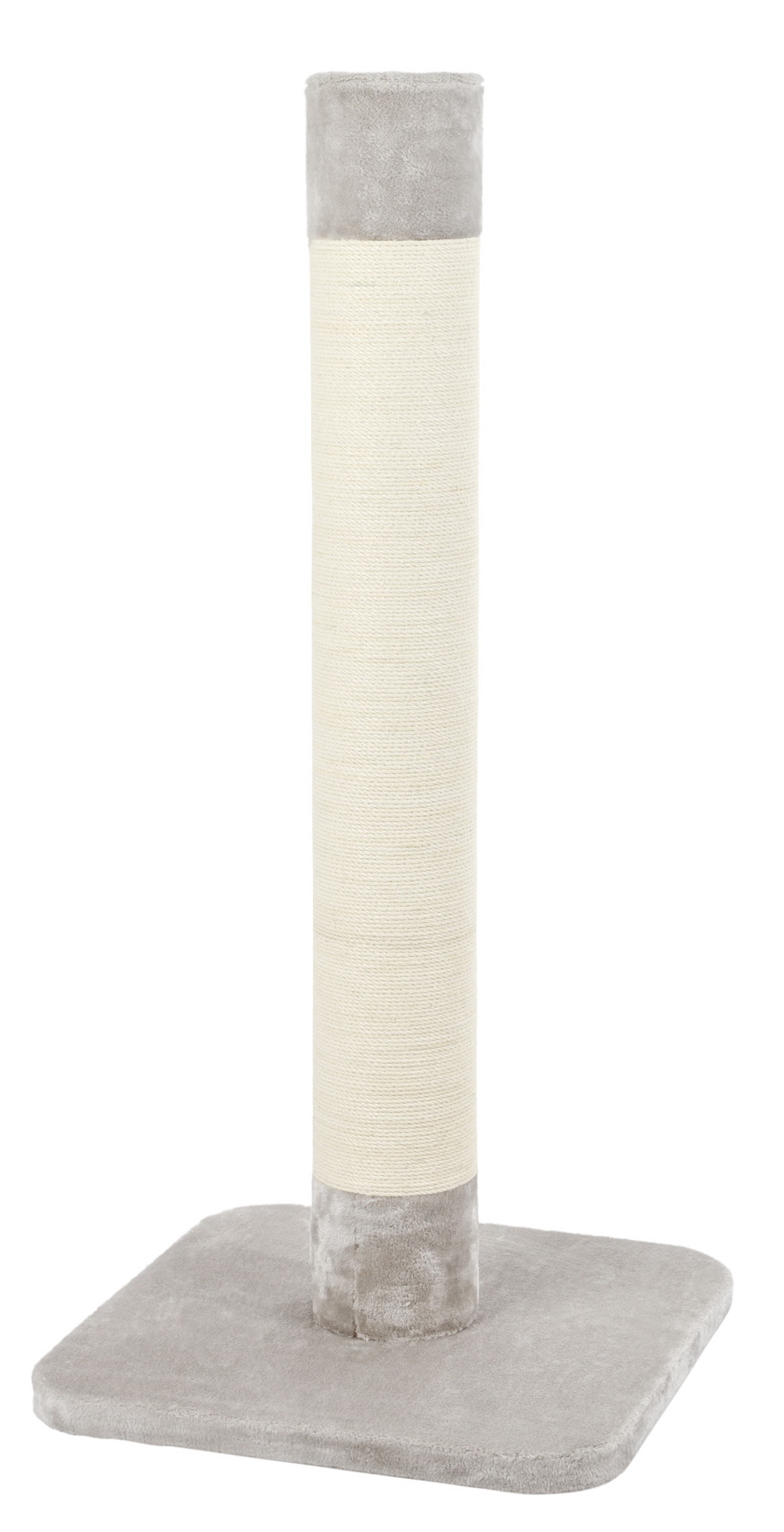 Kratzsäule Opal Jute, 56x56x119cm, grau