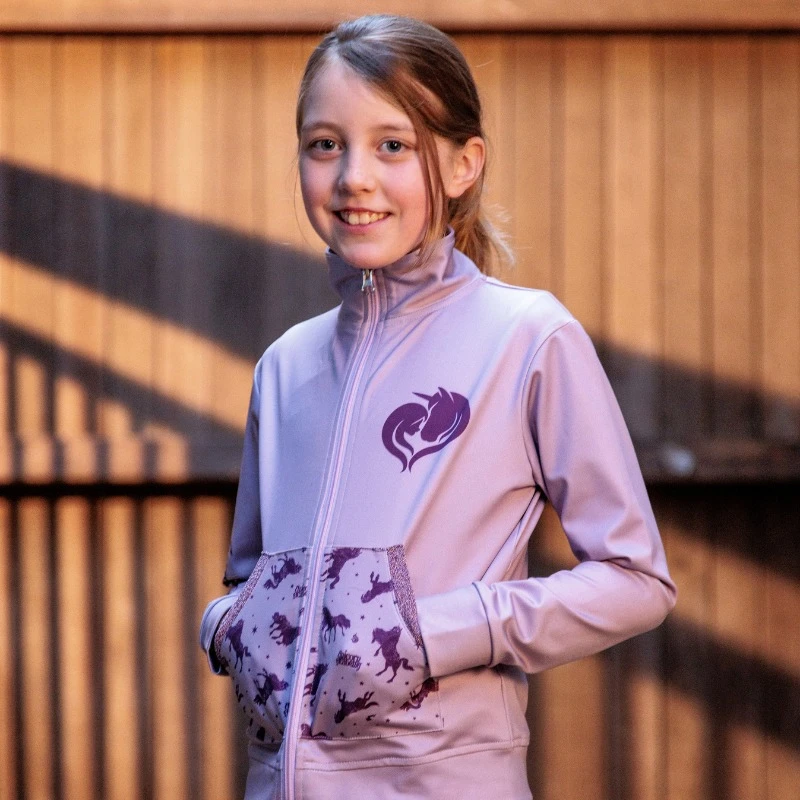 Jacke "Unicorn Academy" Glitzer