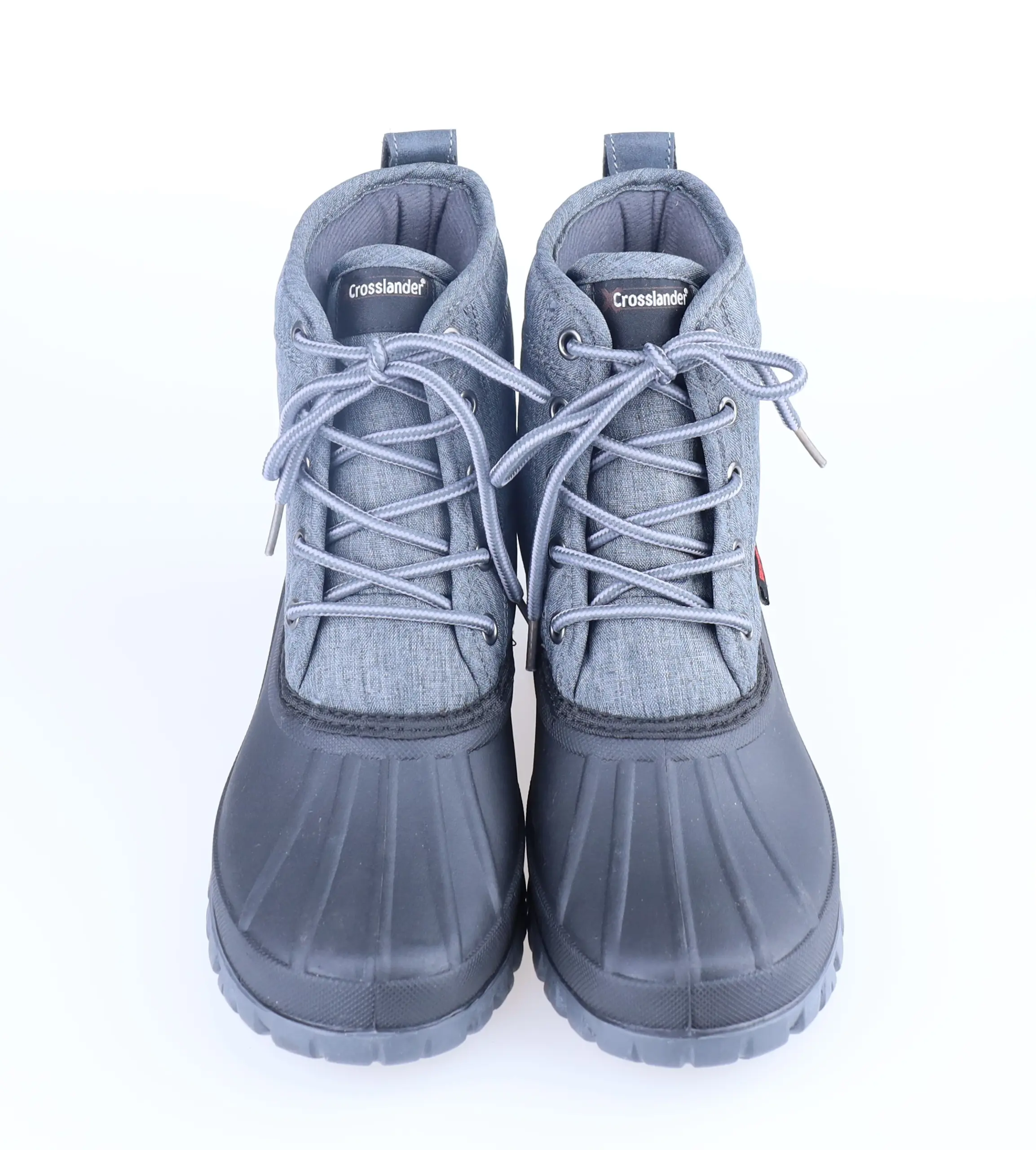 Crosslander® Stallschuh "Astana", schwarz/grau, wasserdichter Gum