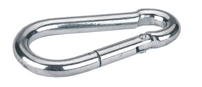 Carabine hooks galvanized 8x80mm