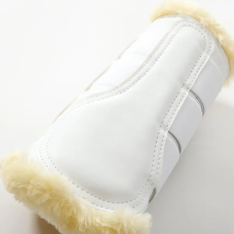 Tendon boots SHOW fake fur