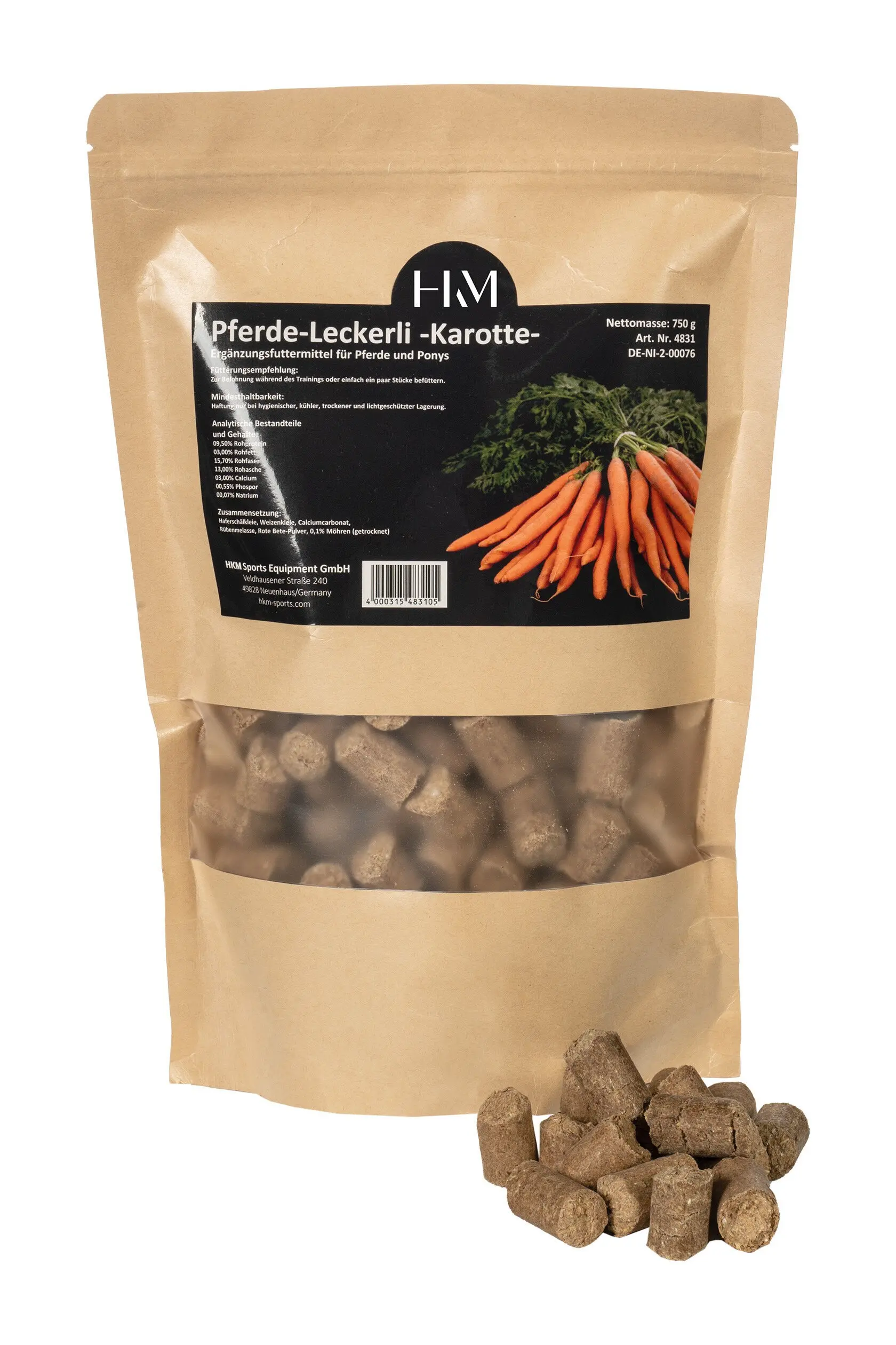 Pferde-Leckerli -Karotte-, 750 g