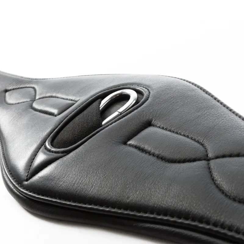 Ledersattelgurt SOFT COMFORT mit Elast