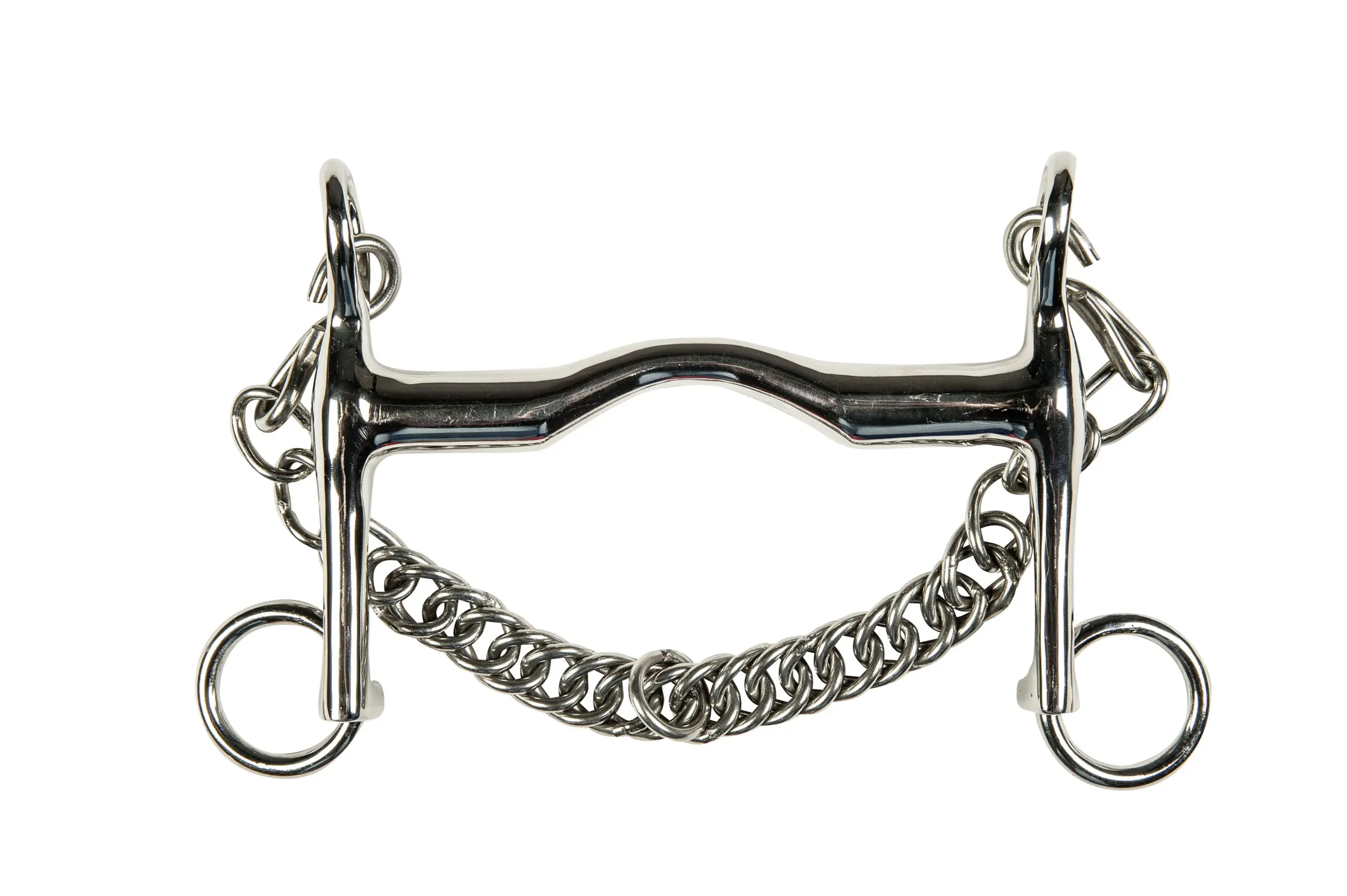 Reitkandare aus Edelstahl, 16 mm, Unterzug 5 cm