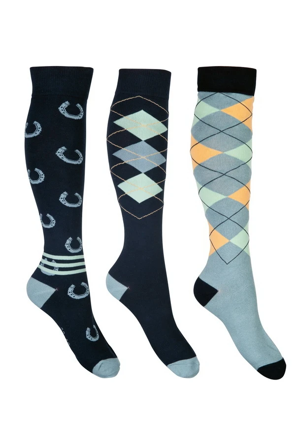 Reitsocken -Cardiff- 3er Set
