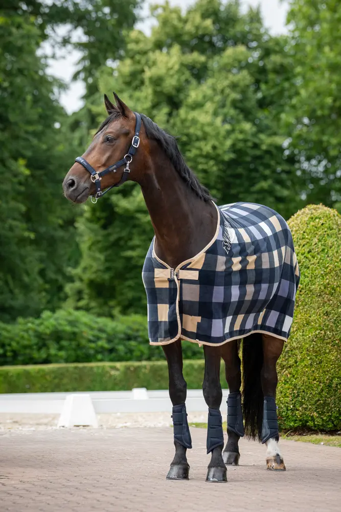 Abschwitzdecke FLEECE CHECK Classic Sports 2026