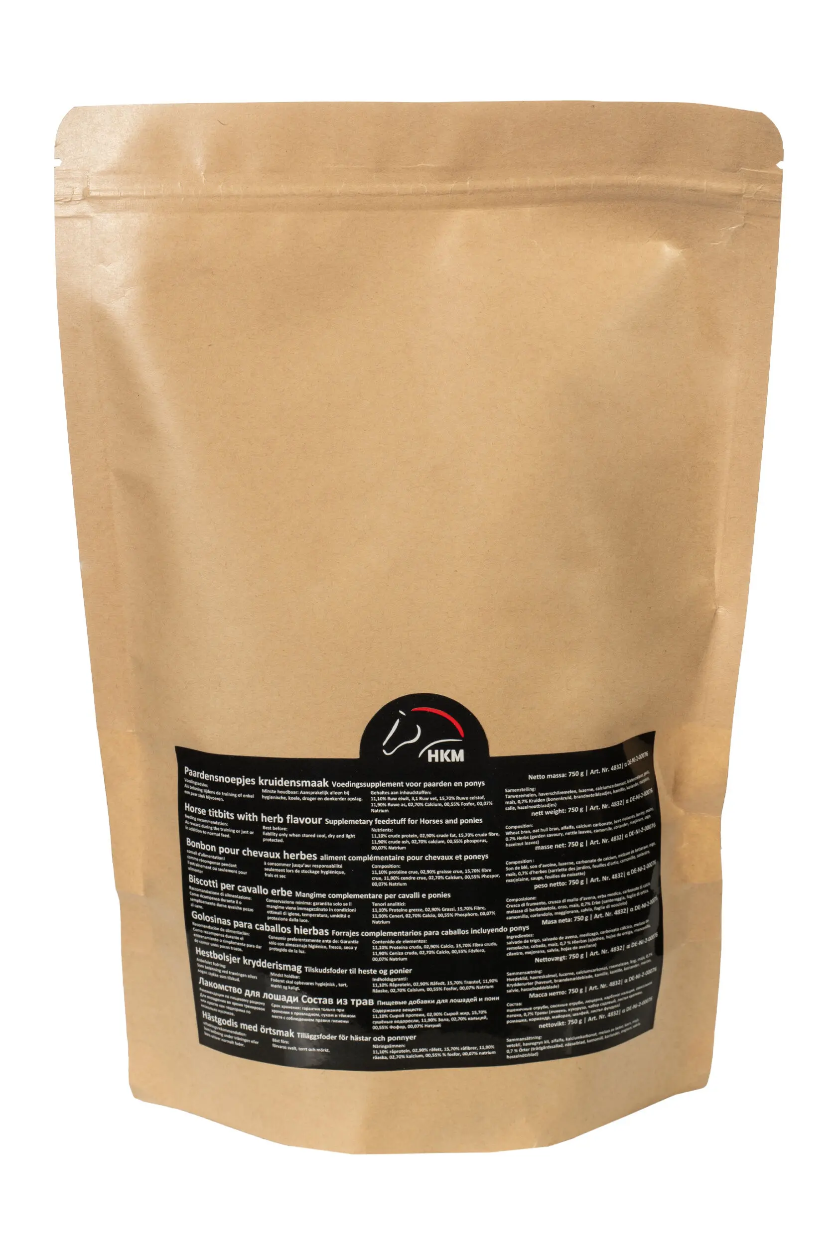 HKM Horse titbits with herb flavour, 750 g