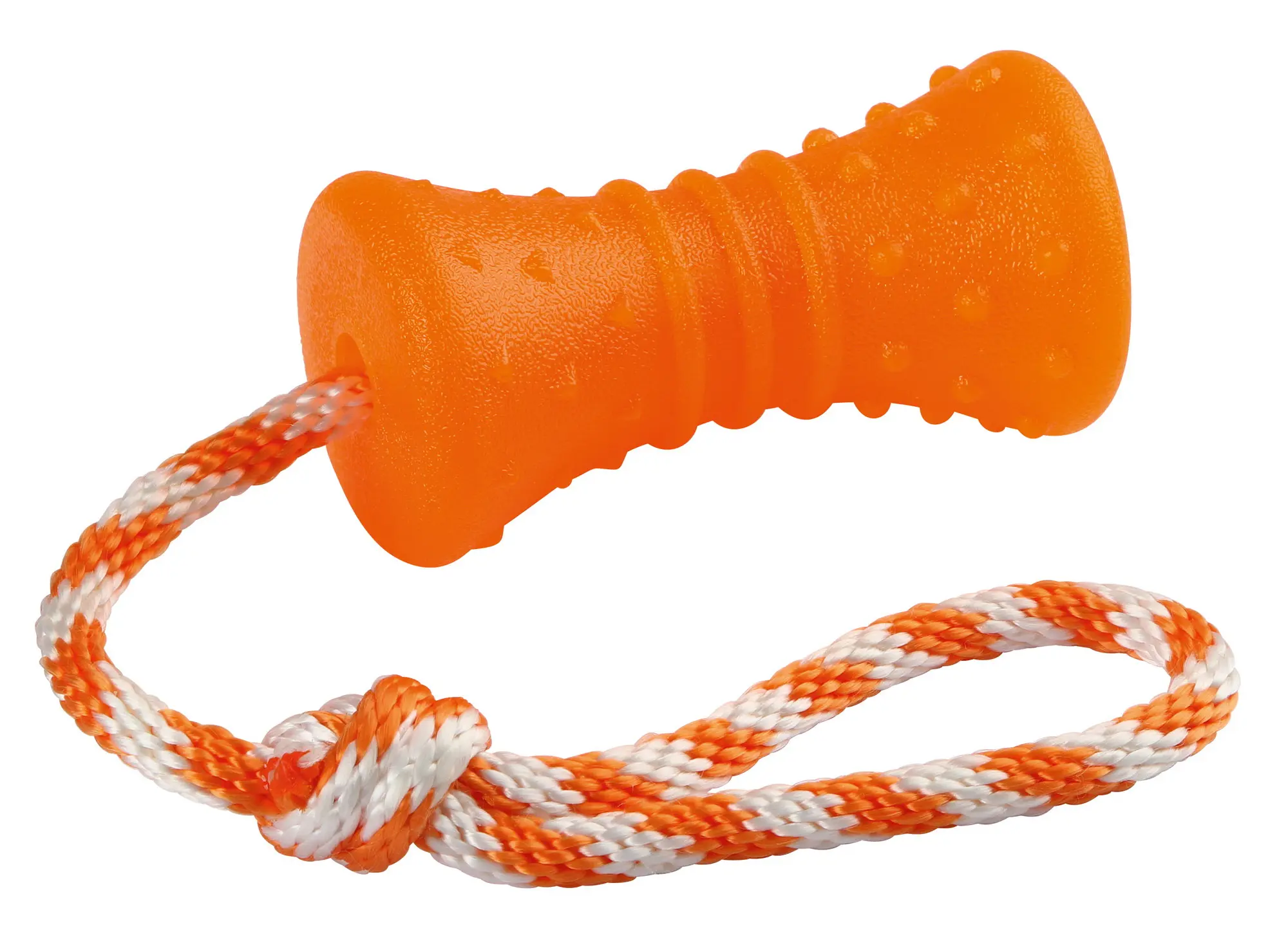 Ball with Rope 30cm, ToyFastic, orange, 12,5x7cm