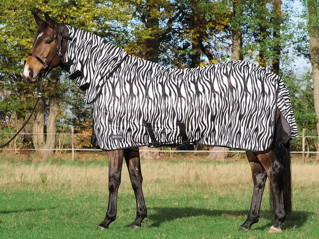 BUSSE Turnout Fly Sheet COMFORT PRO ZEBRA