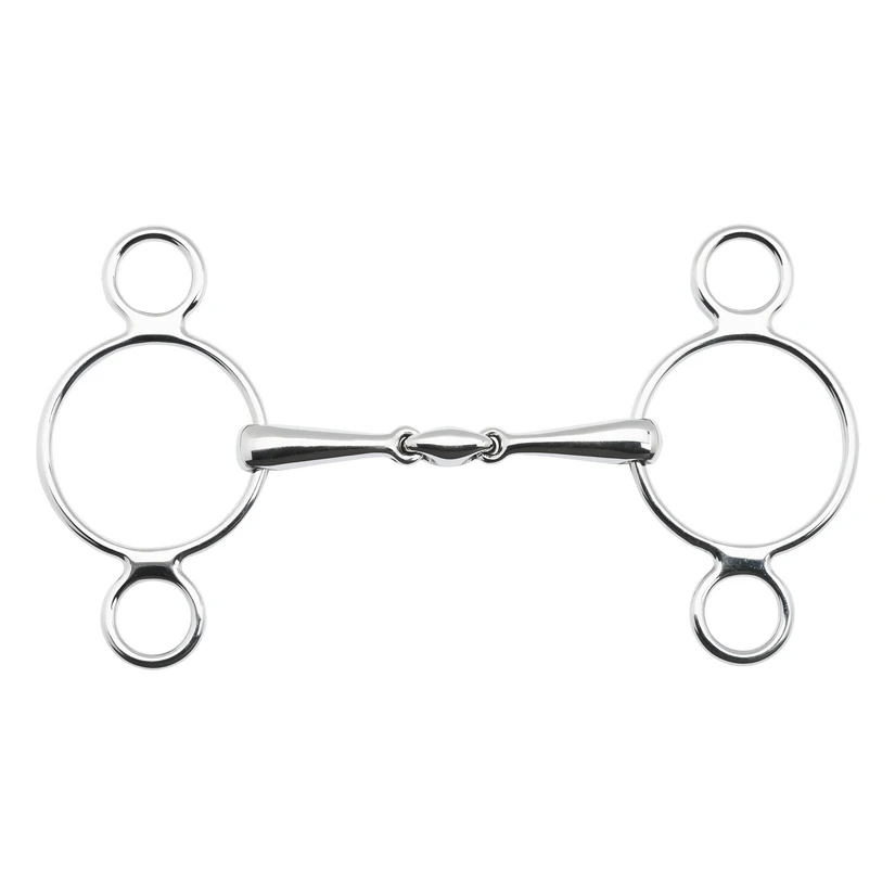 3-Ring-Wassertrense EDELSTAHL, 16 mm, doppelt gebrochen