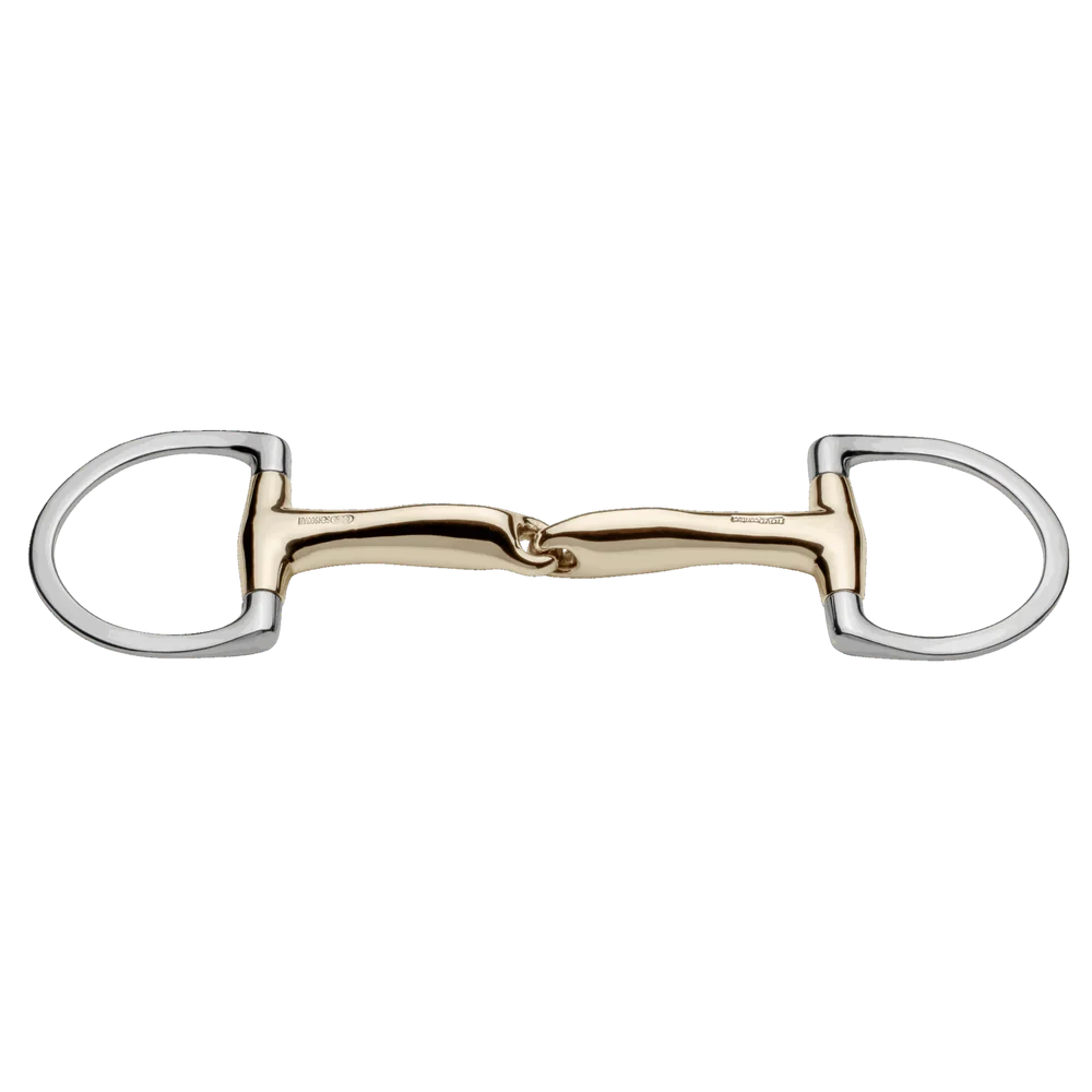 novocontact Olivenkopftrense mit D-förmigen Ringen 14 mm einfach gebrochen