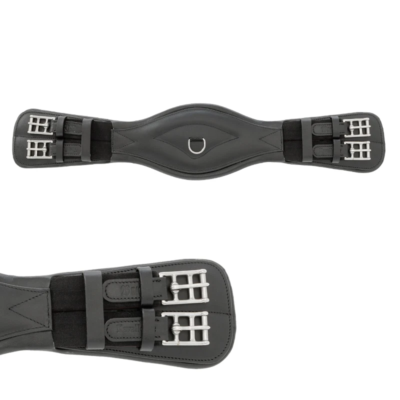 KAVALKADE Oiled Leather Shortgirth "Foster Comfort", with elast