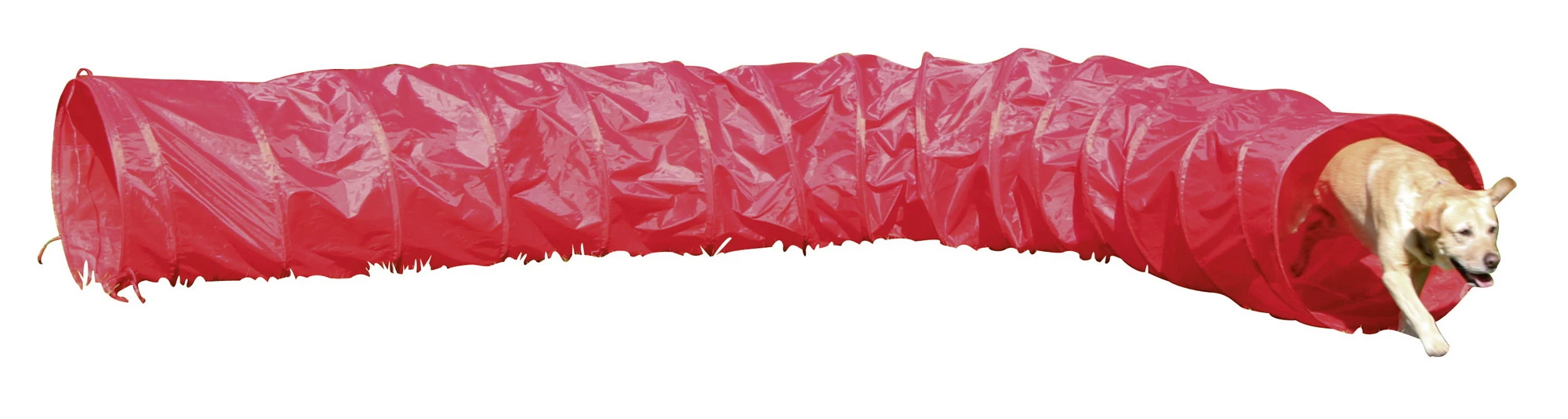 Agility Dog Tunnel, red, 5m, 60 cm