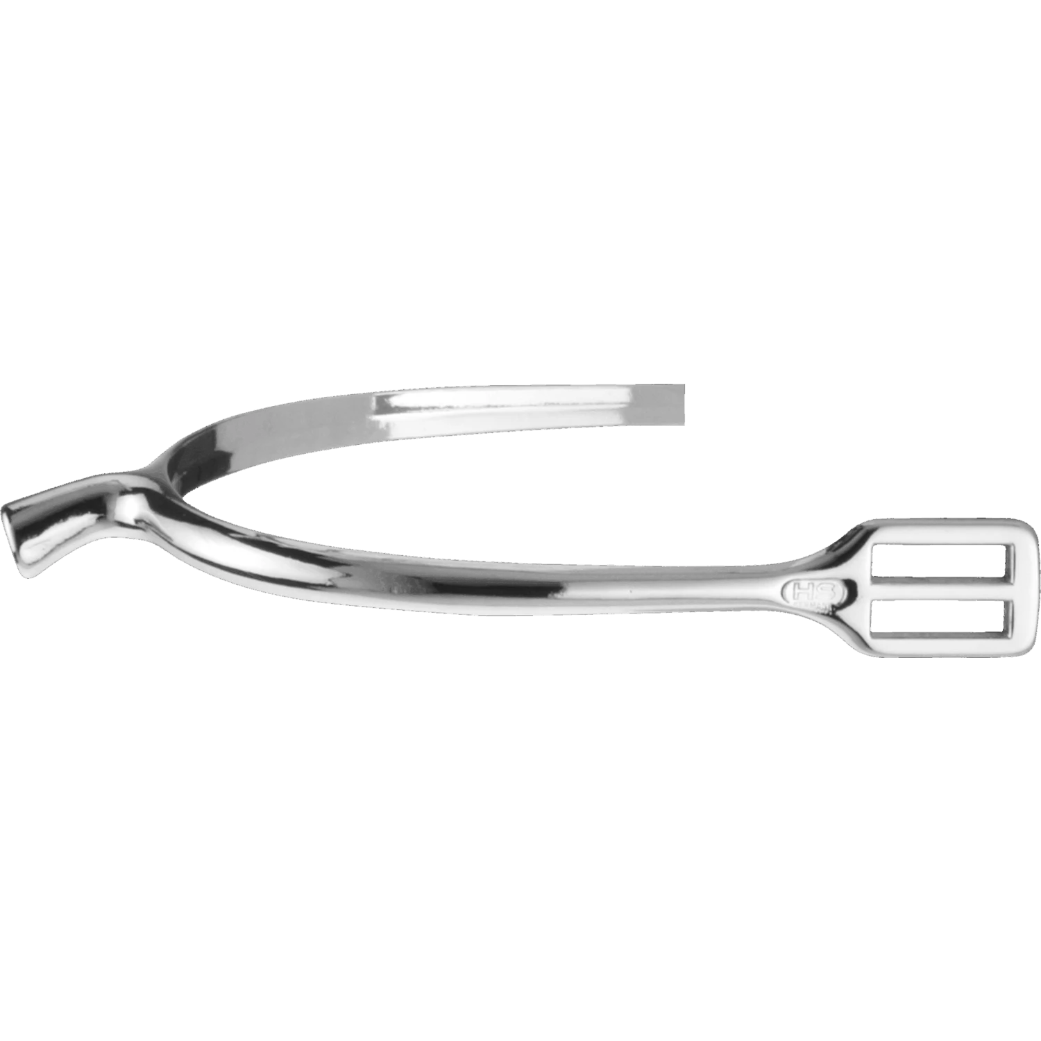 Pony spurs - Neverrust chrome plated, 15 mm flat