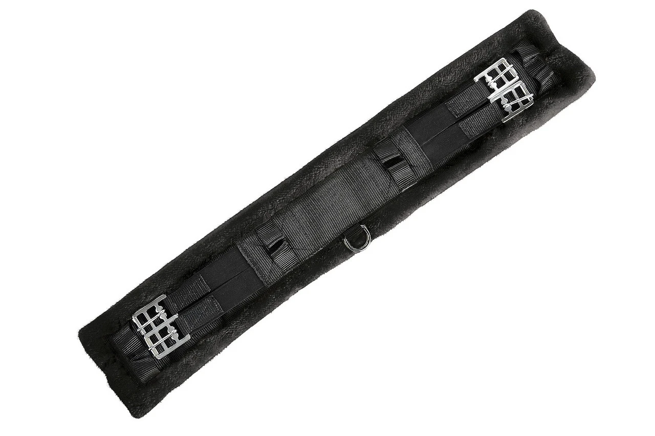 USG Nylon dressage girth with fake fur padding